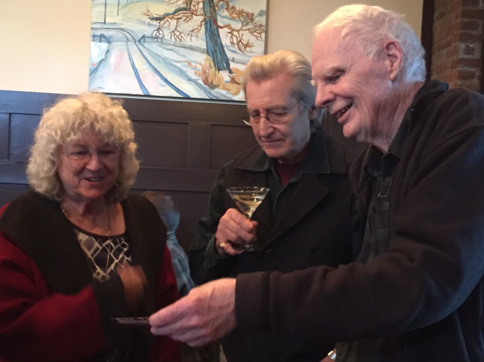 Marian and William Hjortsberg and Richard Wheeler
